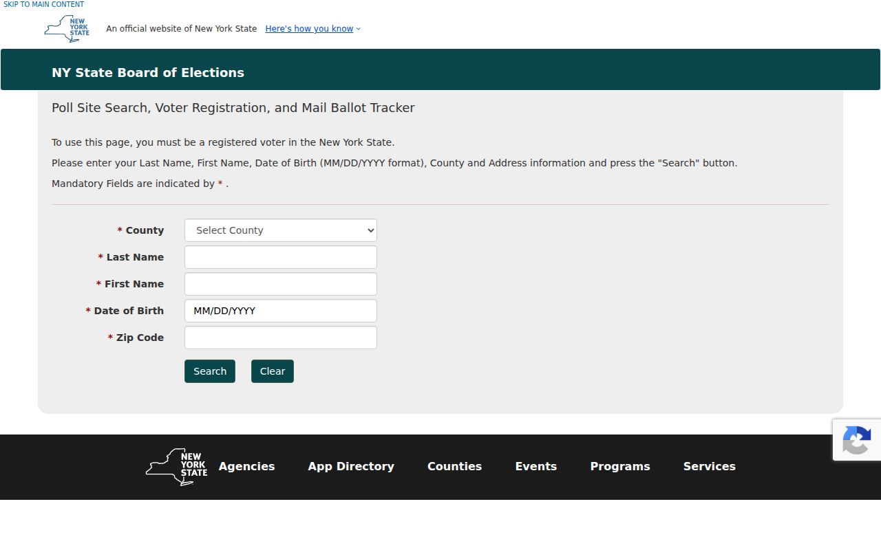 Somers residents directory voter lookup fields